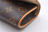 Authentic Louis Vuitton Monogram Pochette Twin PM Shoulder Bag M51854 LV 0944D