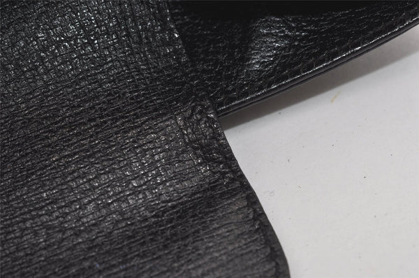 Authentic GUCCI Vintage Bamboo Hand Bag Leather Black Junk 0944I