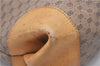 Authentic GUCCI Web Sherry Line Micro GG Tote Bag PVC Leather Brown 0945G