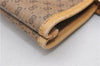 Authentic GUCCI Web Sherry Line Micro GG Tote Bag PVC Leather Brown 0945G