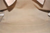 Authentic GUCCI Web Sherry Line Micro GG Tote Bag PVC Leather Brown 0945G