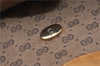 Authentic GUCCI Web Sherry Line Micro GG Tote Bag PVC Leather Brown 0945G