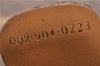 Authentic GUCCI Web Sherry Line Micro GG Tote Bag PVC Leather Brown 0945G