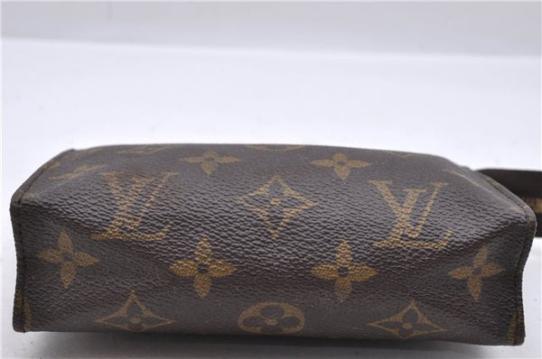 Auth Louis Vuitton Monogram Poche Toilette 15 Cosmetics Pouch M47546 LV 0946D