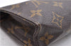 Auth Louis Vuitton Monogram Poche Toilette 15 Cosmetics Pouch M47546 LV 0946D