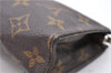 Auth Louis Vuitton Monogram Poche Toilette 15 Cosmetics Pouch M47546 LV 0946D