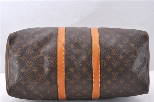 Authentic Louis Vuitton Monogram Keepall 45 Travel Boston Bag M41428 LV 0946F