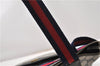 Authentic GUCCI Sherry Line Shoulder Tote Bag GG PVC Leather Navy Blue 0946G
