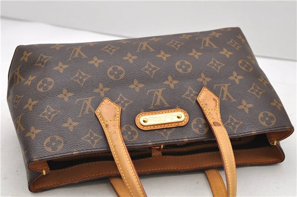 Authentic Louis Vuitton Monogram Wilshire PM Hand Tote Bag M45643 LV 0947D