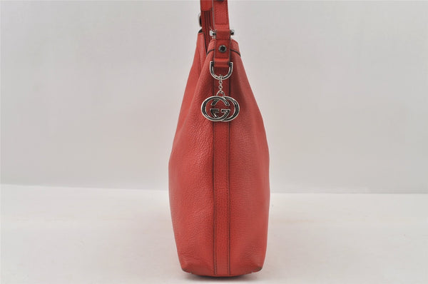 Authentic GUCCI Vintage Shoulder Hand Bag Leather 339553 Red 0947I