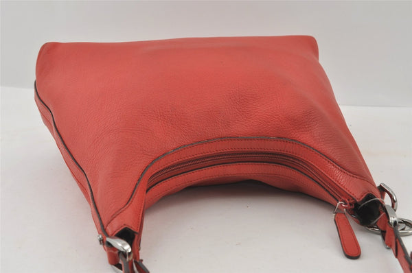 Authentic GUCCI Vintage Shoulder Hand Bag Leather 339553 Red 0947I