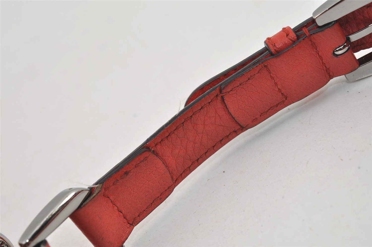 Authentic GUCCI Vintage Shoulder Hand Bag Leather 339553 Red 0947I