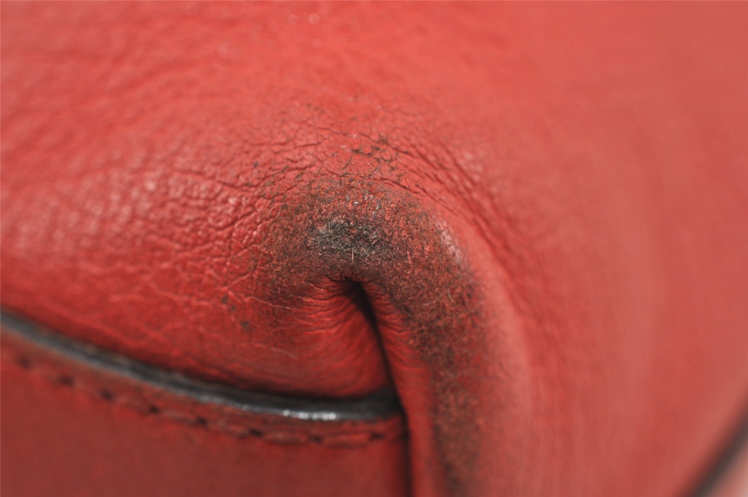 Authentic GUCCI Vintage Shoulder Hand Bag Leather 339553 Red 0947I