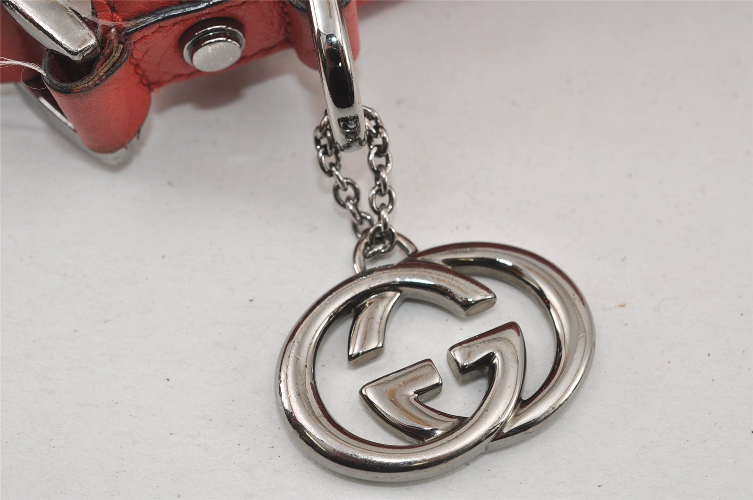 Authentic GUCCI Vintage Shoulder Hand Bag Leather 339553 Red 0947I