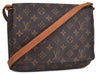 Authentic Louis Vuitton Monogram Musette Tango Shoulder Bag M51257 LV 0948F