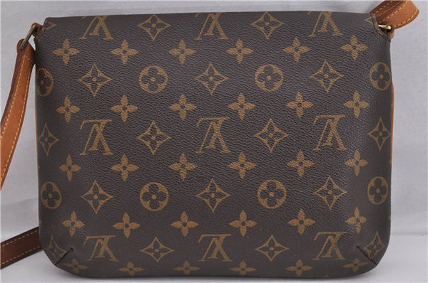 Authentic Louis Vuitton Monogram Musette Tango Shoulder Bag M51257 LV 0948F
