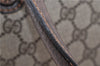Authentic GUCCI Vintage Hand Boston Bag GG PVC Leather Brown Junk 0948G
