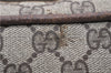 Authentic GUCCI Vintage Hand Boston Bag GG PVC Leather Brown Junk 0948G