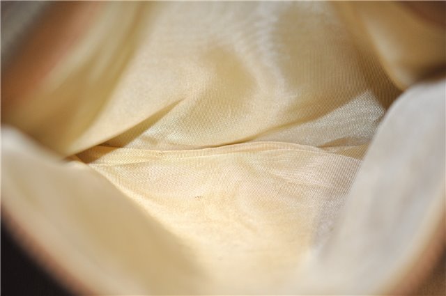 Authentic GUCCI Vintage Hand Boston Bag GG PVC Leather Brown Junk 0948G