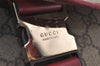 Authentic GUCCI Shoulder Cross Body Bag GG PVC Leather 201732 Brown 0948I