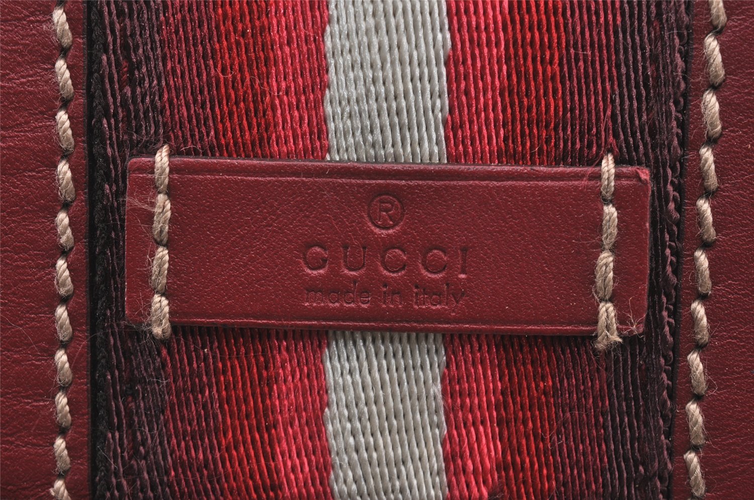 Authentic GUCCI Shoulder Cross Body Bag GG PVC Leather 201732 Brown 0948I