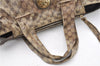 Auth GUCCI GG Crystal Hysteria Shoulder Tote Bag PVC Leather 197022 Brown 0949G