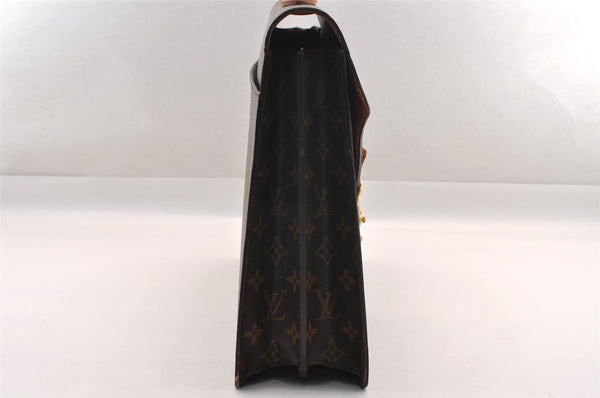Authentic Louis Vuitton Monogram Serviette Conseiller Briefcase M53331 LV 0950I