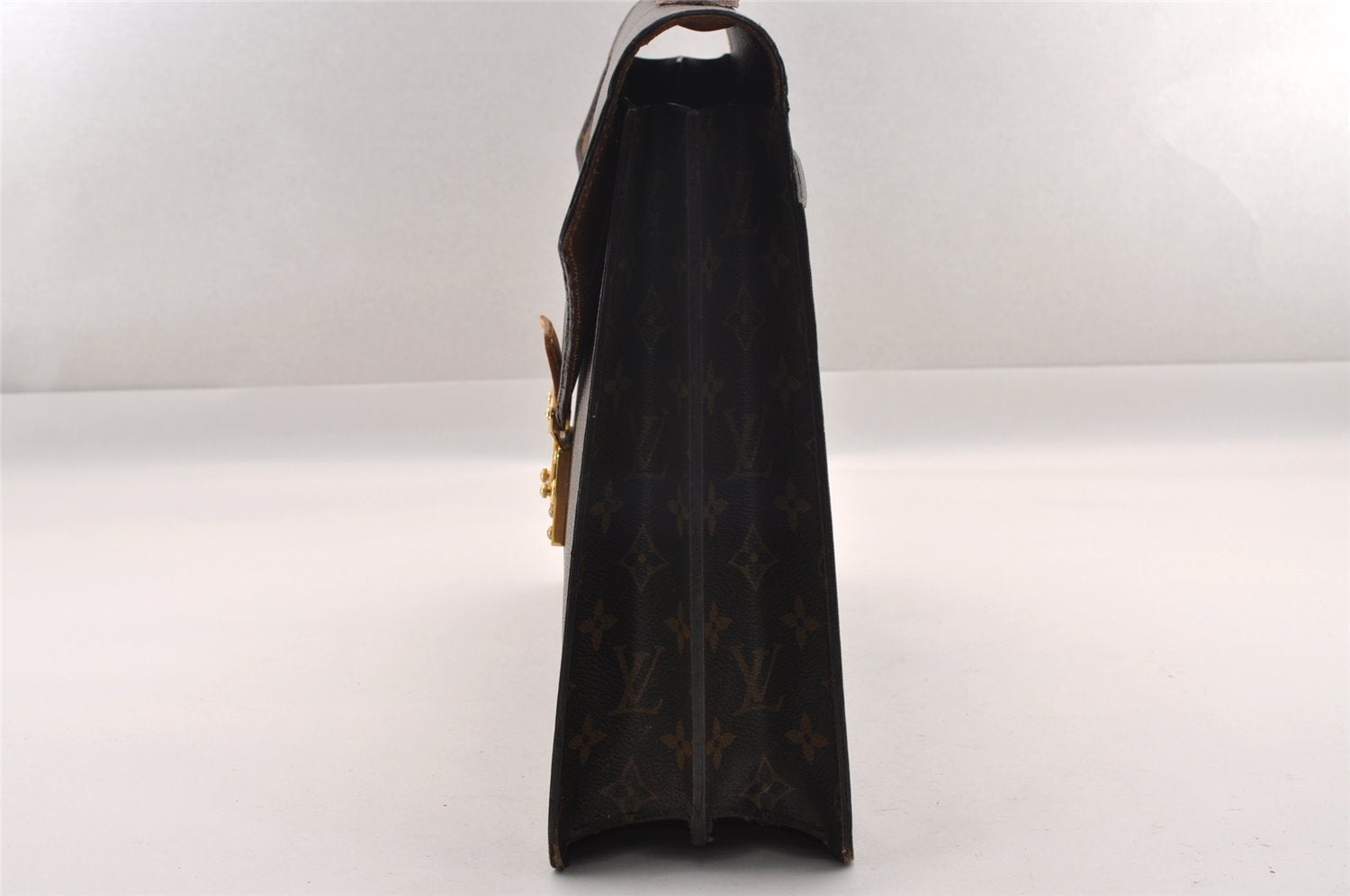Authentic Louis Vuitton Monogram Serviette Conseiller Briefcase M53331 LV 0950I