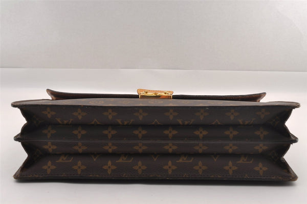 Authentic Louis Vuitton Monogram Serviette Conseiller Briefcase M53331 LV 0950I