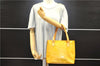 Authentic Louis Vuitton Vernis Houston Shoulder Hand Bag Yellow M91055 LV 0952G