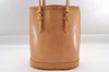 Authentic Louis Vuitton Nomade Bucket PM Shoulder Bag Beige M85001 LV 0952I