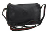 Authentic GUCCI Web Sherry Line Shoulder Cross Body Bag Leather Black 0953G