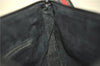 Authentic GUCCI Web Sherry Line Shoulder Cross Body Bag Leather Black 0953G