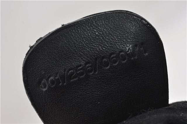 Authentic GUCCI Web Sherry Line Shoulder Cross Body Bag Leather Black 0953G