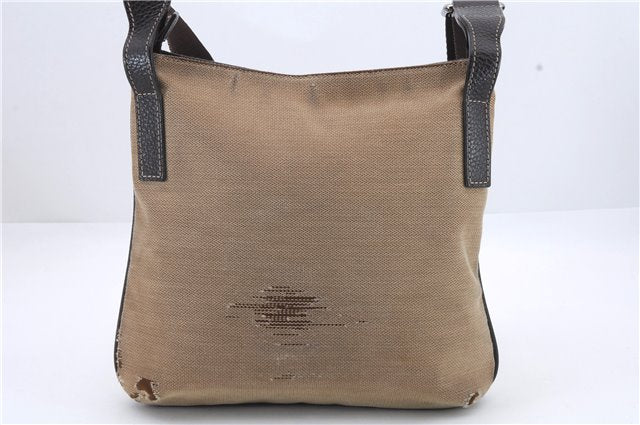 Auth GUCCI Shoulder Cross Body Bag Purse Canvas Leather 282528 Beige Brown 0954D