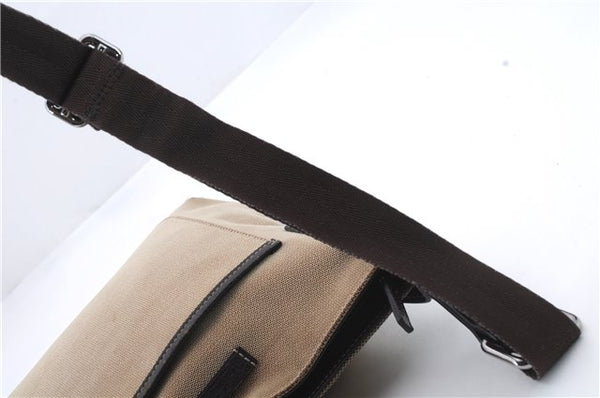 Auth GUCCI Shoulder Cross Body Bag Purse Canvas Leather 282528 Beige Brown 0954D