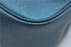 Authentic COACH Vintage Chain Shoulder Hand Bag Purse Leather F38073 Blue 0955F