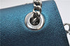 Authentic COACH Vintage Chain Shoulder Hand Bag Purse Leather F38073 Blue 0955F