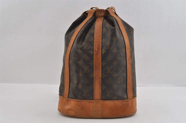 Authentic Louis Vuitton Monogram Randonnee PM Shoulder Bag M42243 LV 0955I