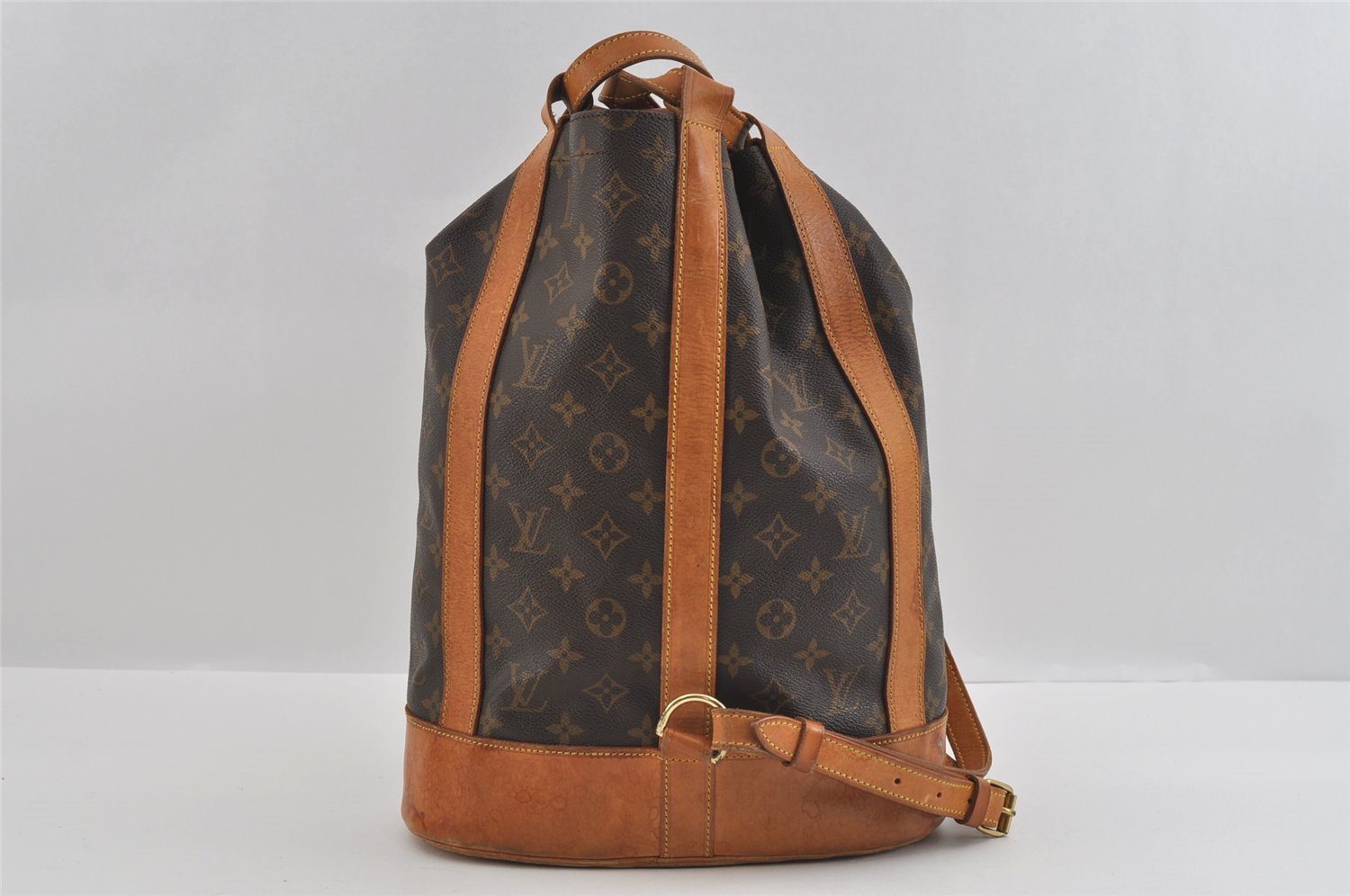 Authentic Louis Vuitton Monogram Randonnee PM Shoulder Bag M42243 LV 0955I