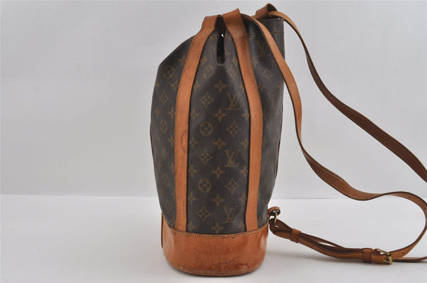 Authentic Louis Vuitton Monogram Randonnee PM Shoulder Bag M42243 LV 0955I