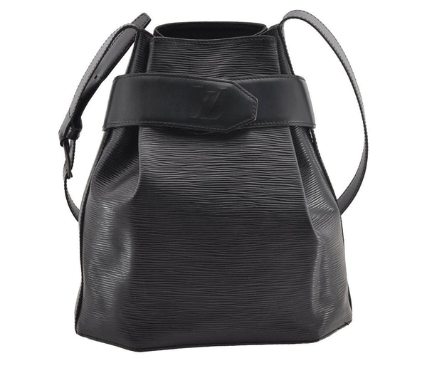 Auth Louis Vuitton Epi Sac De Paule PM Shoulder Cross Bag Black M80157 LV 0956I
