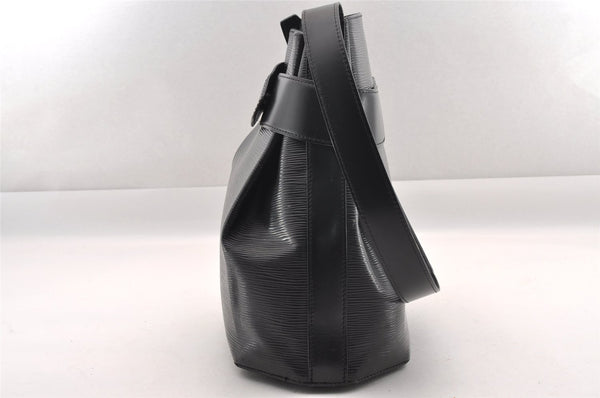 Auth Louis Vuitton Epi Sac De Paule PM Shoulder Cross Bag Black M80157 LV 0956I