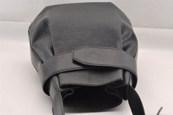 Auth Louis Vuitton Epi Sac De Paule PM Shoulder Cross Bag Black M80157 LV 0956I