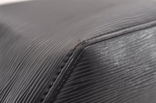 Auth Louis Vuitton Epi Sac De Paule PM Shoulder Cross Bag Black M80157 LV 0956I