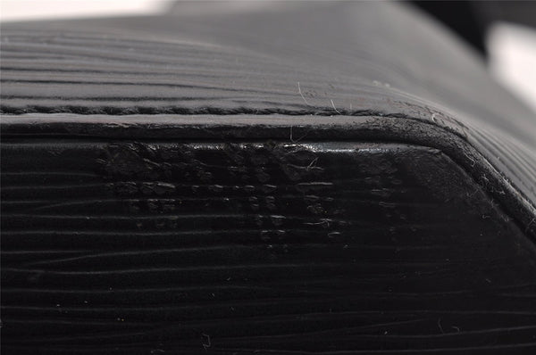 Auth Louis Vuitton Epi Sac De Paule PM Shoulder Cross Bag Black M80157 LV 0956I