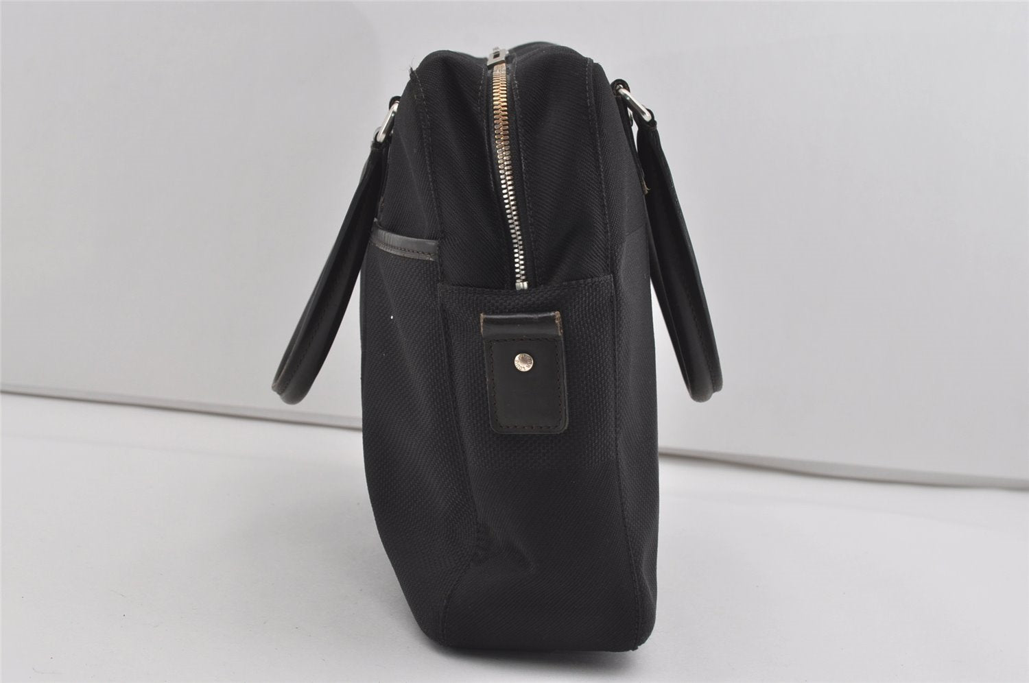 Authentic Louis Vuitton Damier Geant Yack Briefcase Black M93082 LV 0957I