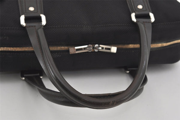 Authentic Louis Vuitton Damier Geant Yack Briefcase Black M93082 LV 0957I