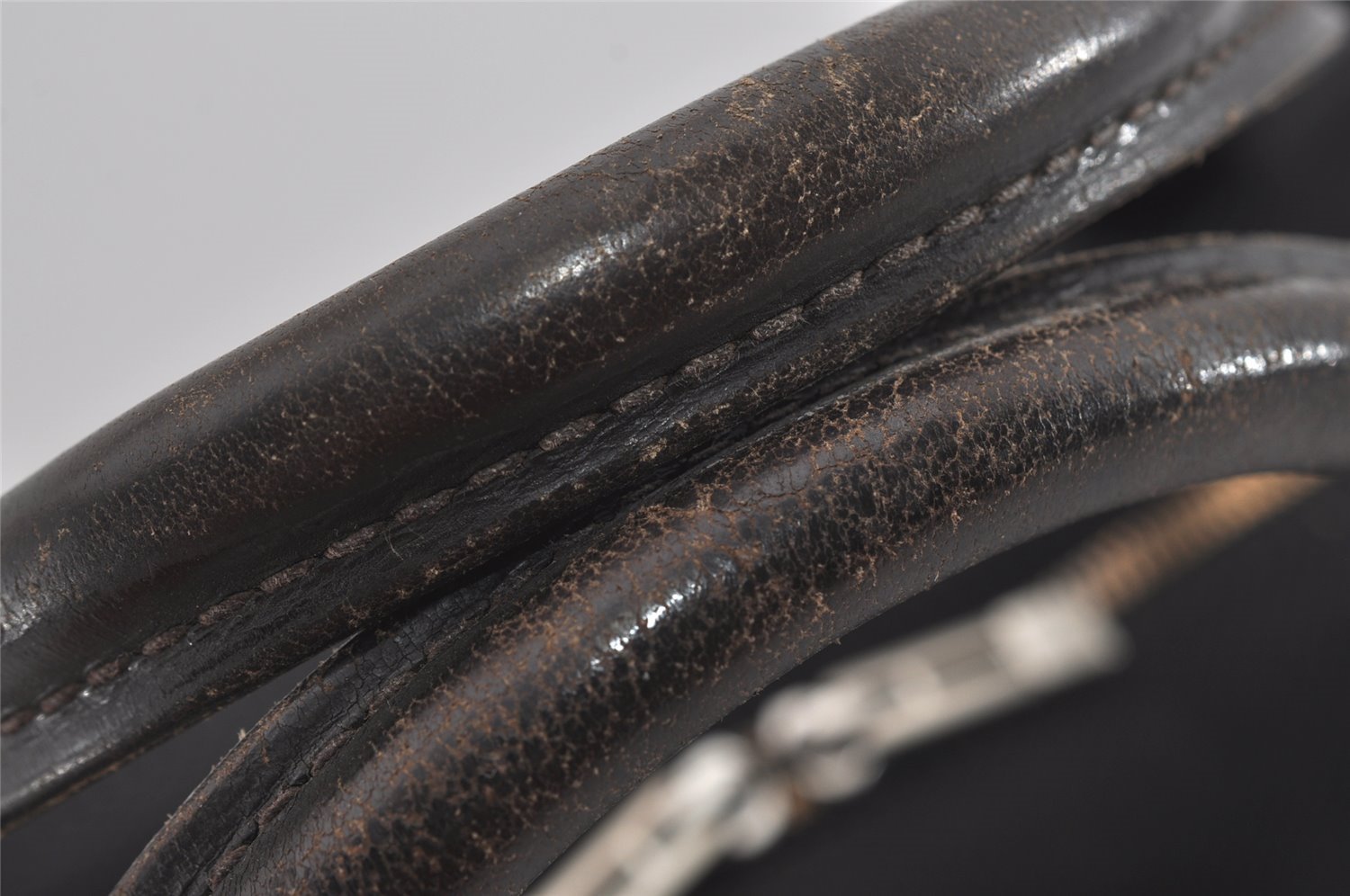 Authentic Louis Vuitton Damier Geant Yack Briefcase Black M93082 LV 0957I