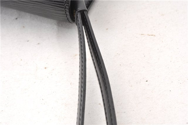 Authentic Louis Vuitton Epi Sellier Dragonne Clutch Bag Black M52612 LV 0958G